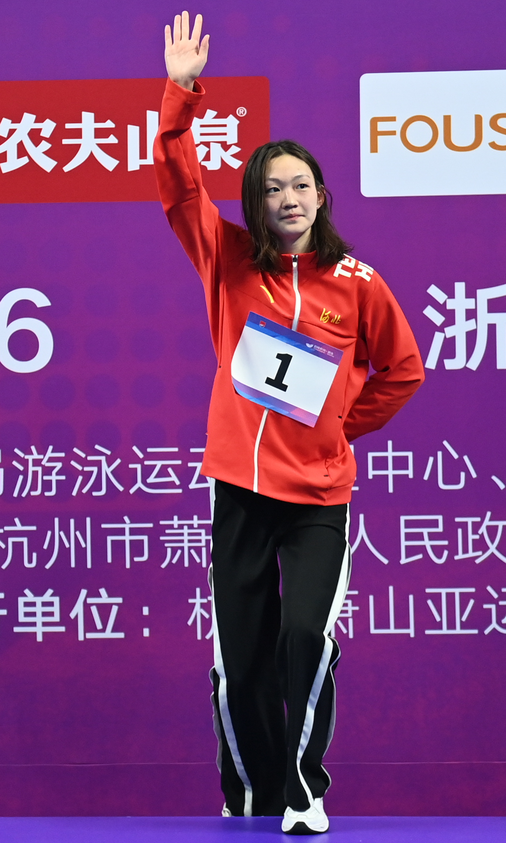 今年兩項國內賽事，李冰潔展示了從女子200米至1500米自由泳項目的統治力。  圖/新華社