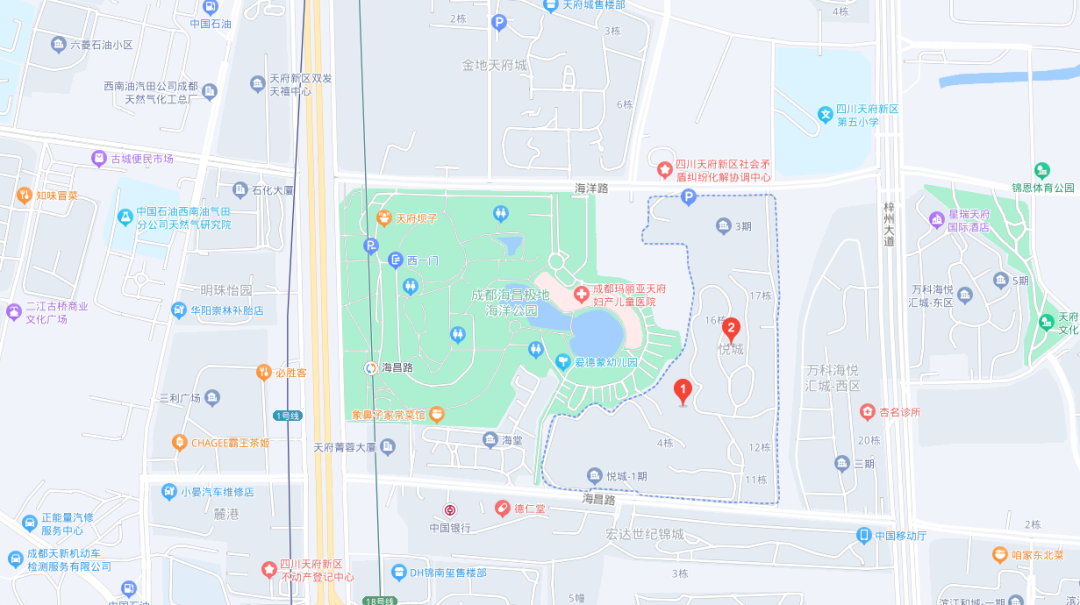 项目区位示意图（图源百度地图）