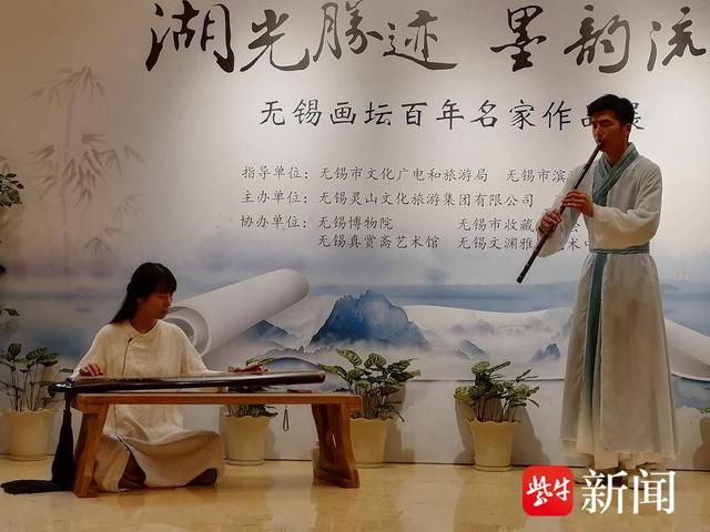 展览现场演出。张建波 摄