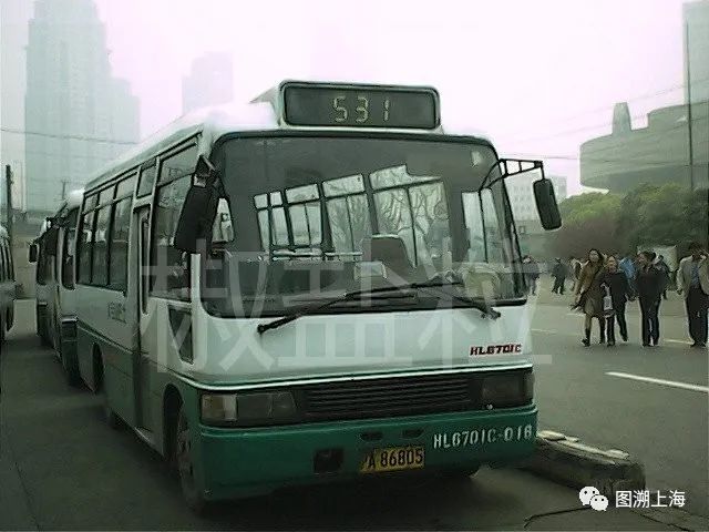 531路HL6701C型中型客车，武胜路（朱达艺 摄）