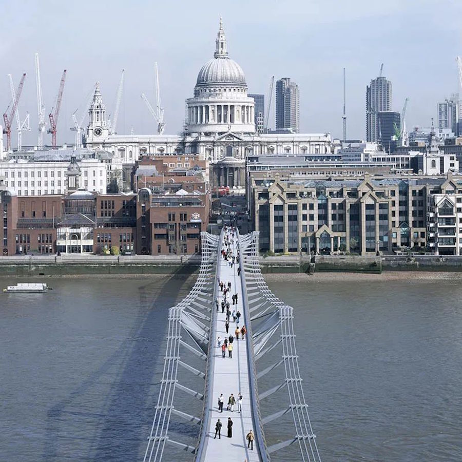 千禧桥, Photo Nigel Young / Foster + Partners