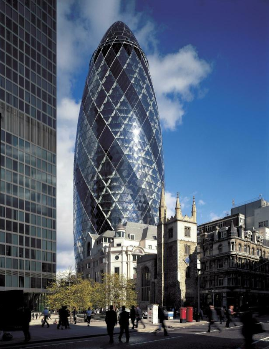 圣玛丽艾克斯30号大楼, Photo Nigel Young / Foster + Partners