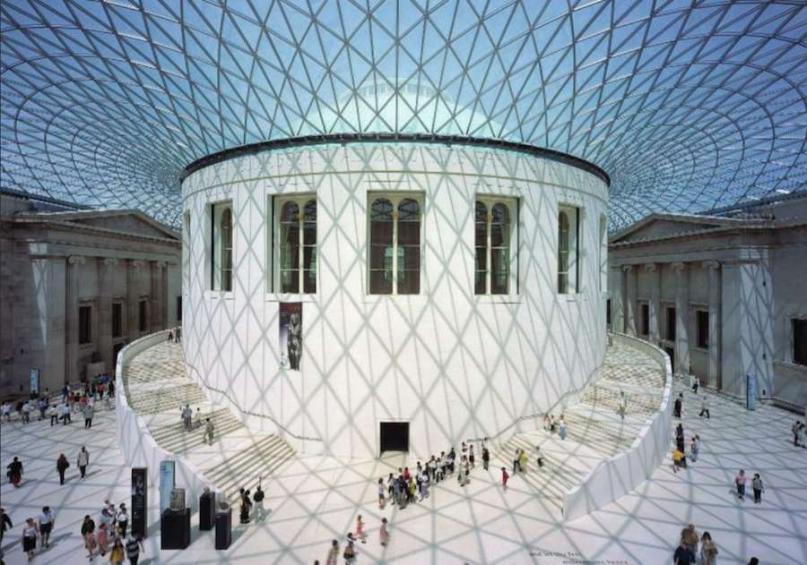 大英博物馆中庭, Photo Nigel Young / Foster + Partners Foster + Partners