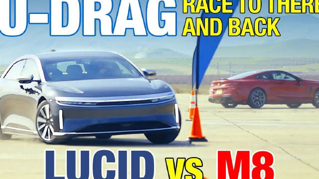 视频：U型竞速是在油电对决，Lucid Air GT VS 宝马M8 Competition！