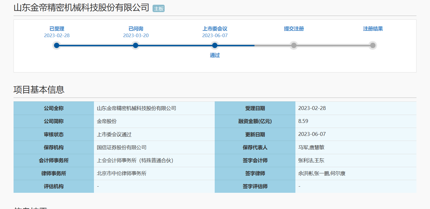 图片来源:金帝股份招股书