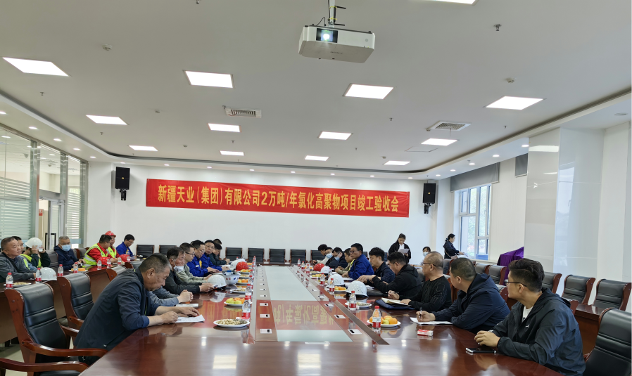 项目竣工验收现场。新疆天业集团供图