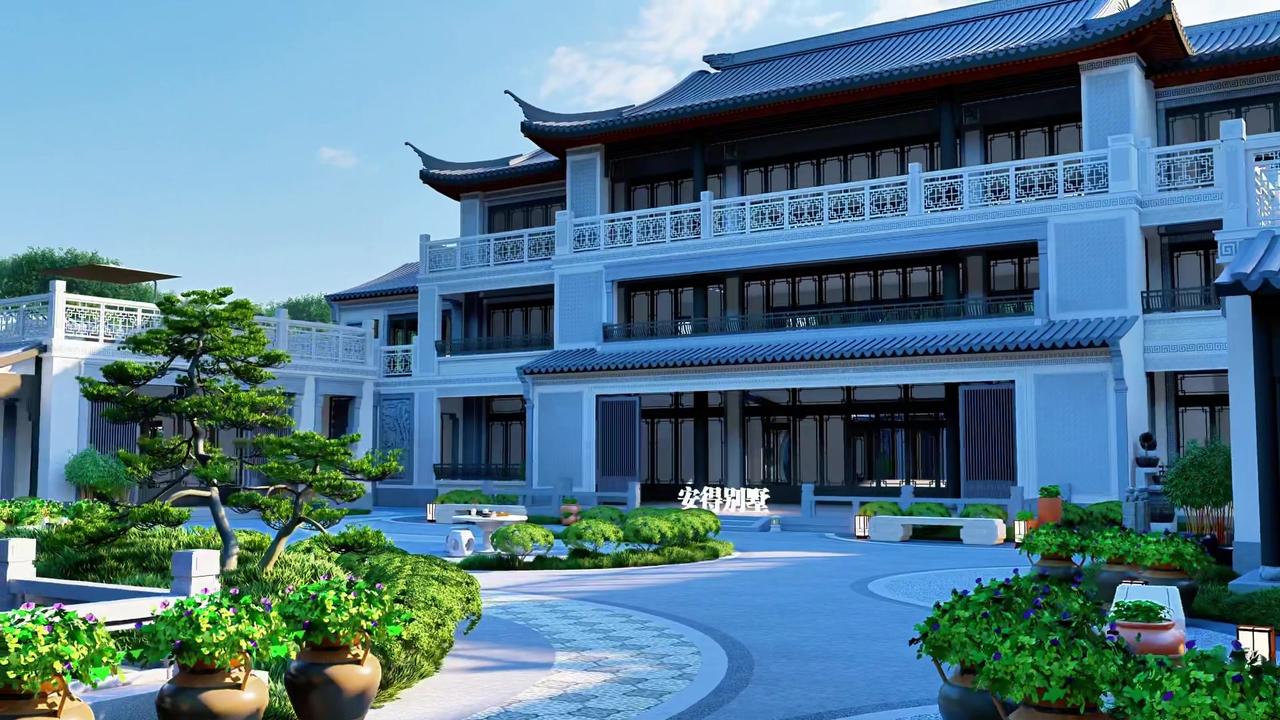 农村四合院设计 中式合院 农村自建房 宅基地建房 中式庭院_新浪新闻