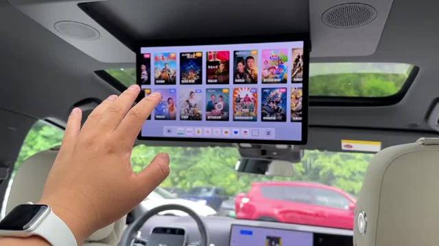 理想 L9 Max 后排娱乐屏悬空手势操控，怎么样？炫酷吗？