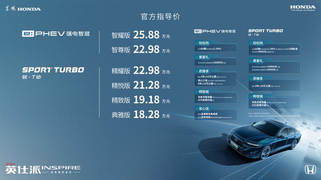 兼具运动与优雅，宝藏车型英仕派，售价18.28-25.88万元