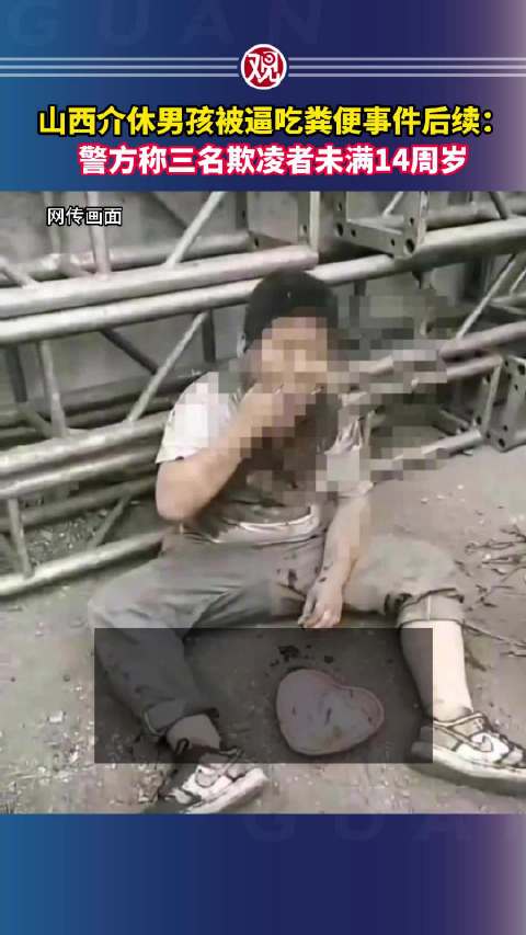山西介休男孩被逼吃粪便事件后续：警方称三名欺凌者未满14周岁|山西省_新浪新闻