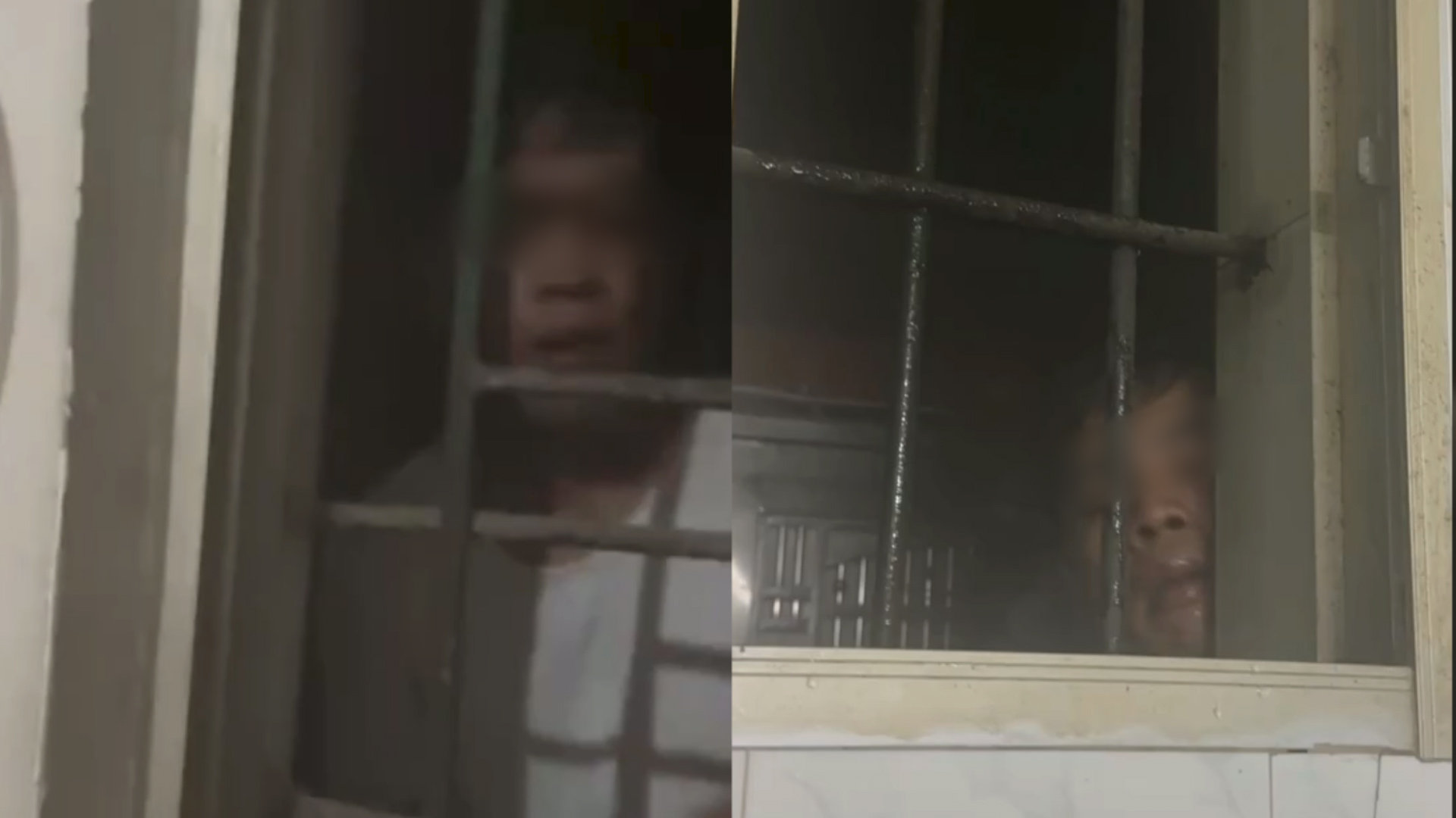 女子凌晨洗澡遭男子扒窗户偷窥，被发现后还做鬼脸，吓到手抖|偷窥_新浪新闻
