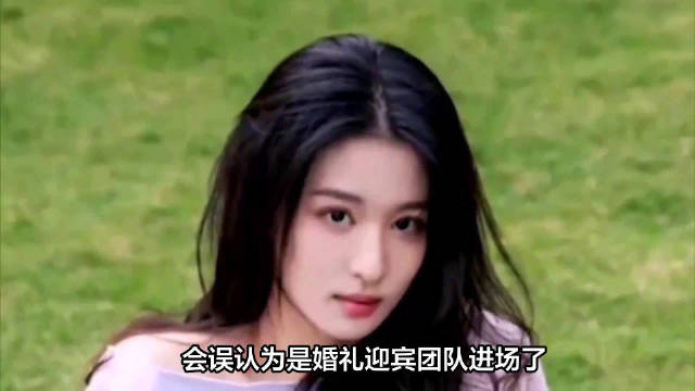 杨洋和王楚然的“婚礼迎宾”，造型引发网友热议