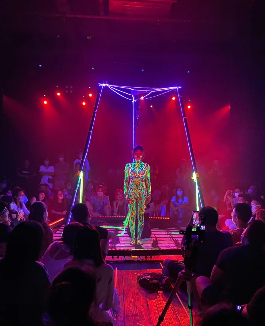 图 | 上海某绳艺店线下live展