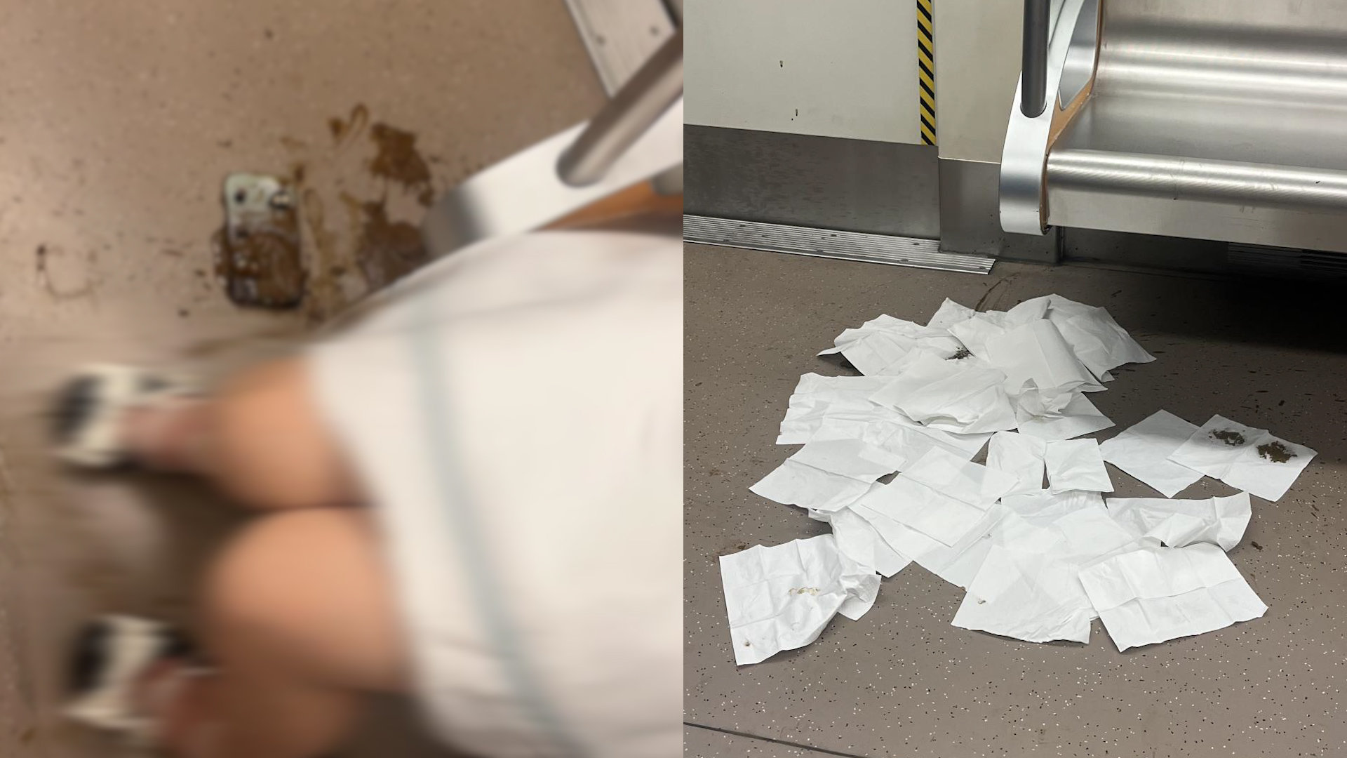 女孩地铁突晕倒大便失禁,陌生女子挺身扶人,抽纸盖住并擦干净座椅|地铁|到站_新浪新闻