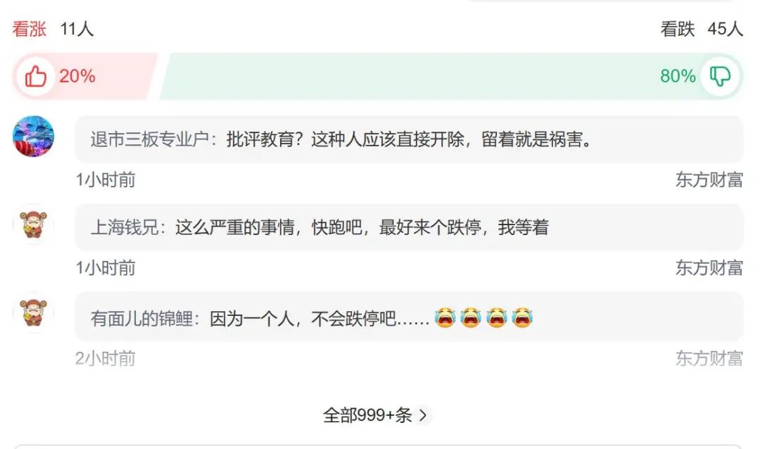 图:股吧内网友讨论截图