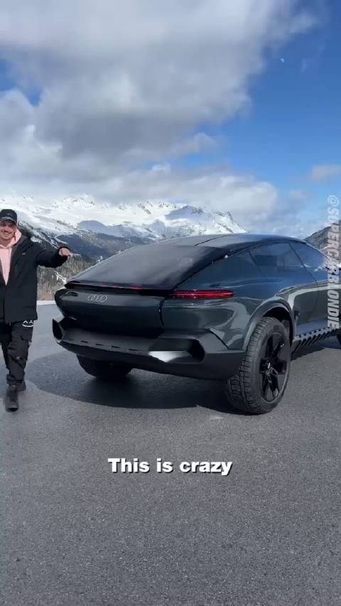 crazy！奥迪这款概念车，是不是过于超前了？