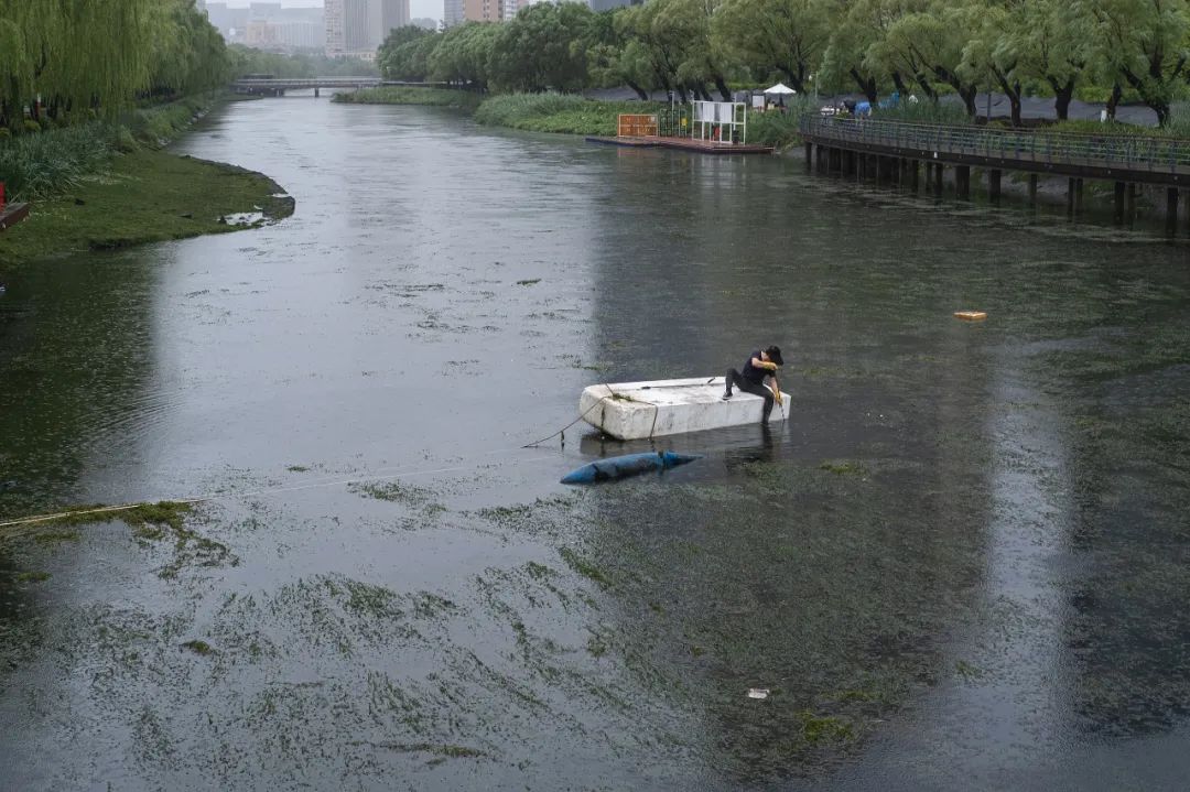 7月30日,北京亮马河。图/视觉中国