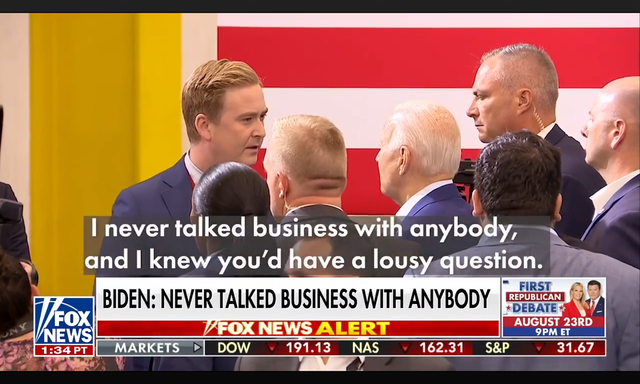 被问“与儿子亨特的商业伙伴谈生意”，拜登斥记者：糟糕的问题