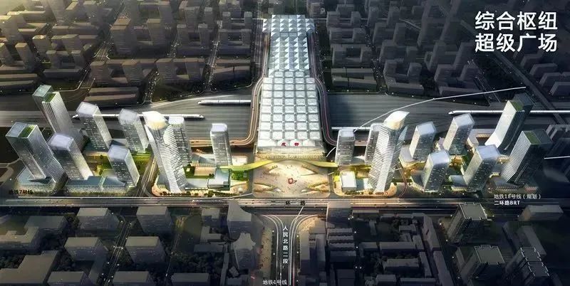 成都北站效果图,图源四川观察