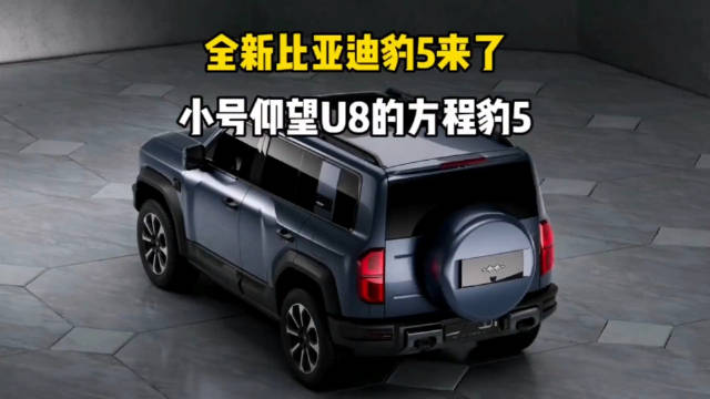 号称小号仰望U8的方程豹5，外观细节首度公开！