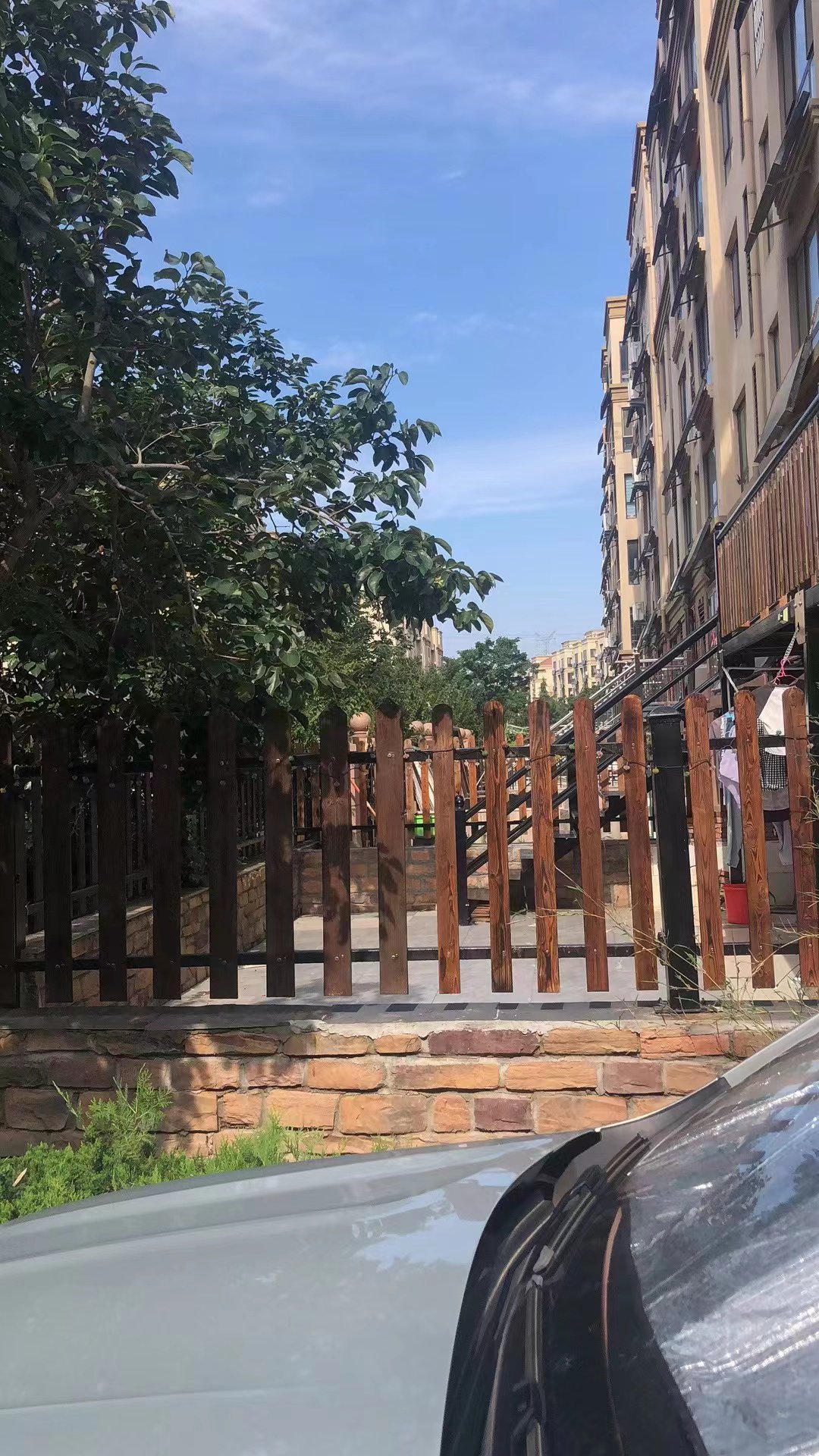 鼎泰丰小区内的一楼小院。 受访者 供图