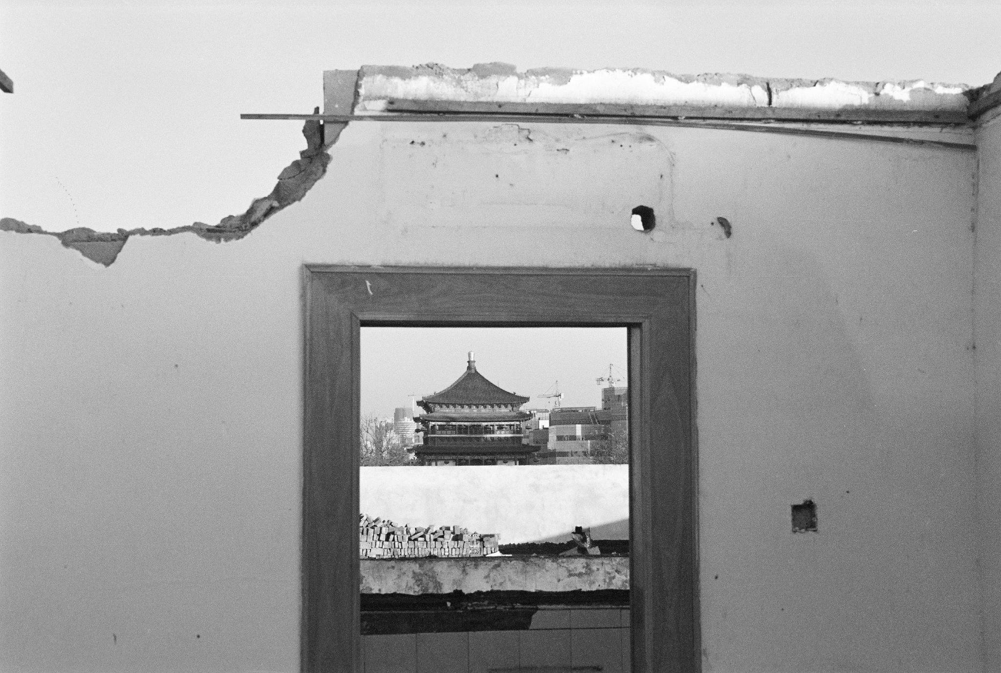 长安城—西望钟楼,2004年