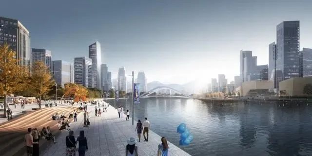 未来张村河片区规划效果图