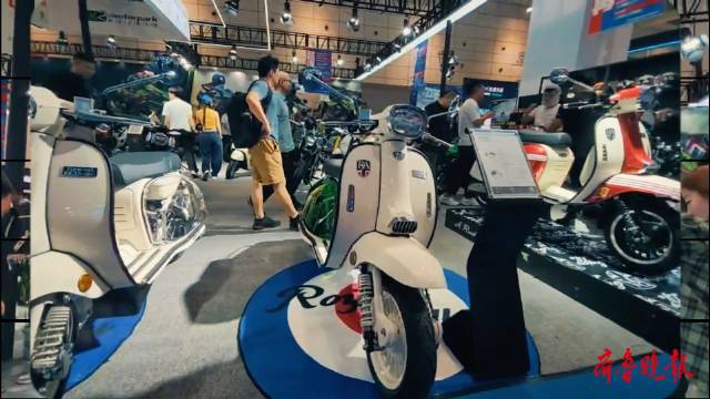 车展上的女骑时尚单品，BK2机车公园带来多款踏板