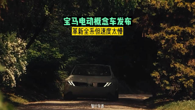 宝马电动概念车发布 革新全系但速度太慢