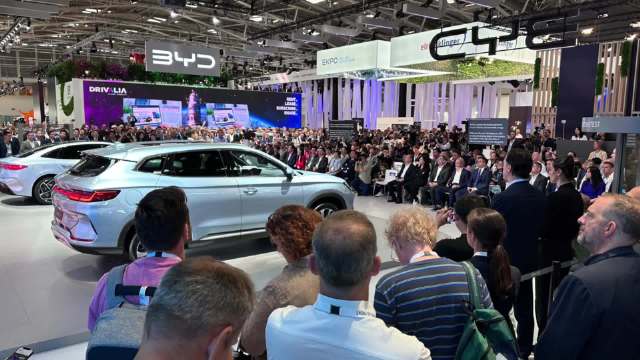 没想到比亚迪在欧洲也有这么高的关注度