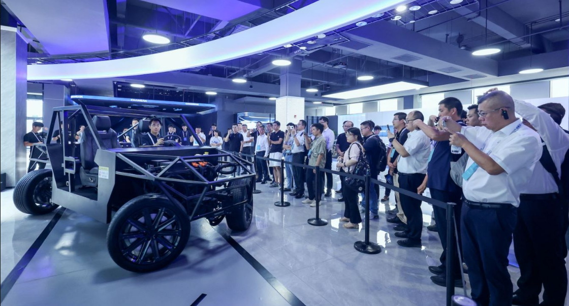 2023长安汽车科技生态大会展示现场。长安汽车供图