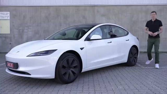 海外媒体试驾新款特斯拉Model 3焕新版