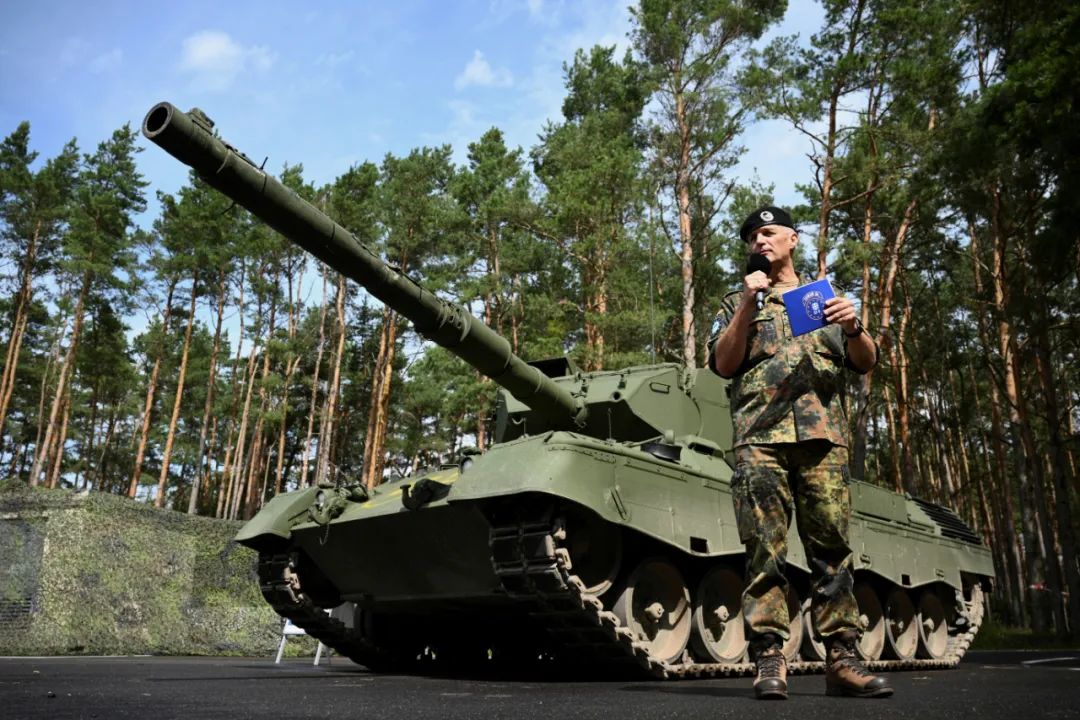“豹”-1A5坦克資料圖片（路透社）