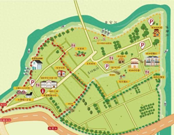 羅女士的民宿配套設施。 受訪者供圖