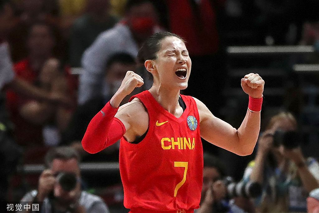 杨力维和中国女篮在世界杯实现了突破。