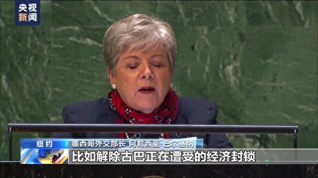 多国政要在联合国大会谴责西方煽动冲突 实施单边制裁