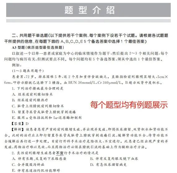 主治医师考试题型详解！备考必看（内科主治医师考试）主治医师考试真题及答案，