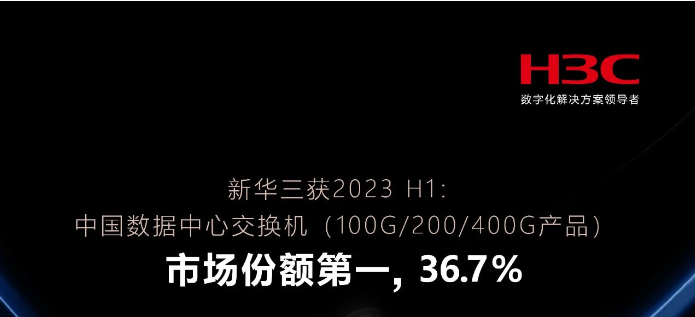 市场份额摘要,数据来源:紫光股份官网