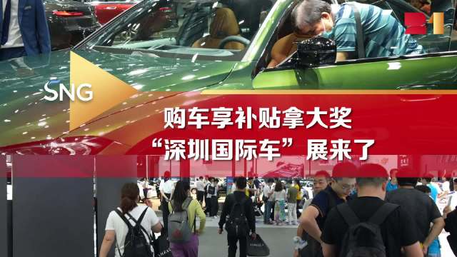 深圳国际车展购车补贴拿大奖