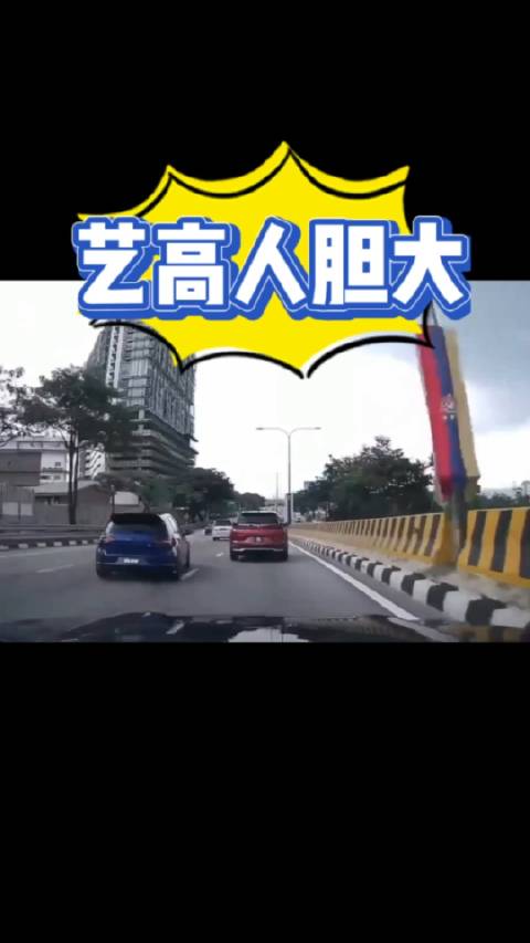 国外马路上钢炮炸街，一个敢跑 一个敢追……