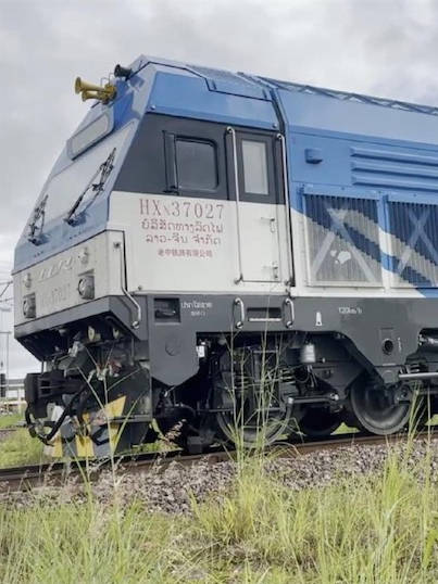 入列！中老铁路迎来中国造内燃机车