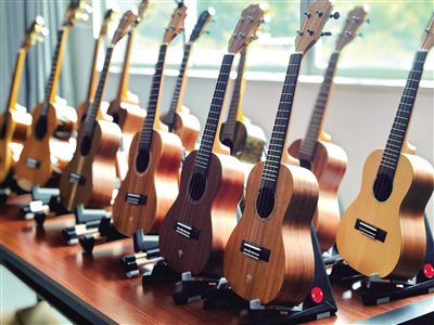 惠州市湯姆樂器有限公司生產的產品。記者 黃保國 攝