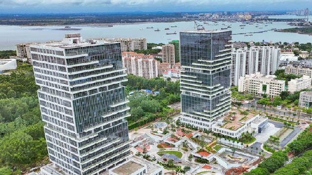 洋浦国际航运大厦竣工投入使用|竣工|儋州市_新浪新闻