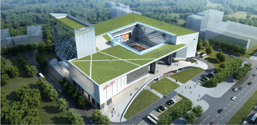 长沙市工人文化宫原址新建项目设计效果图