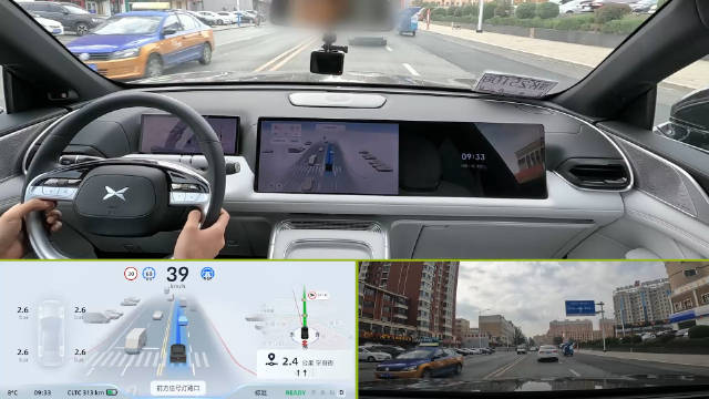 一分钟看小鹏汽车在乌鲁木齐的无图XNGP真实道路实拍