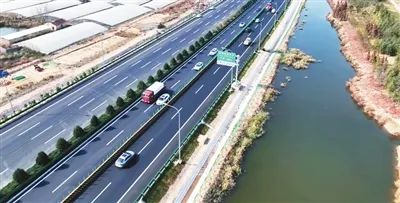 青兰高速双埠至河套段改扩建工程即将完工通车。市交通运输局供图