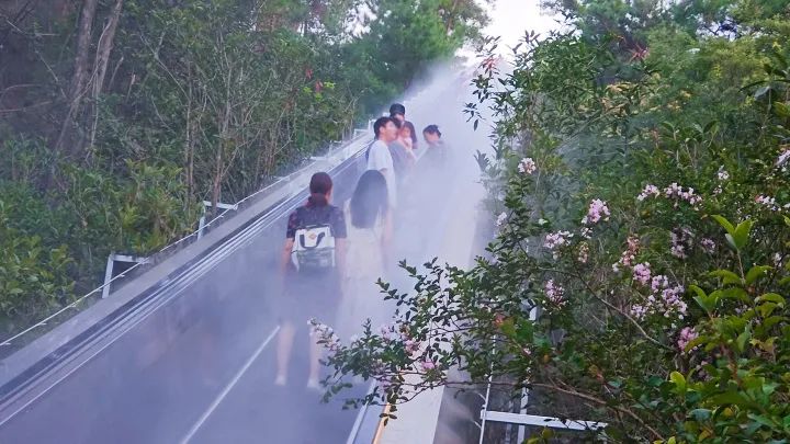 天屿山上的电梯(受访者供图)图源:潮新闻客户端