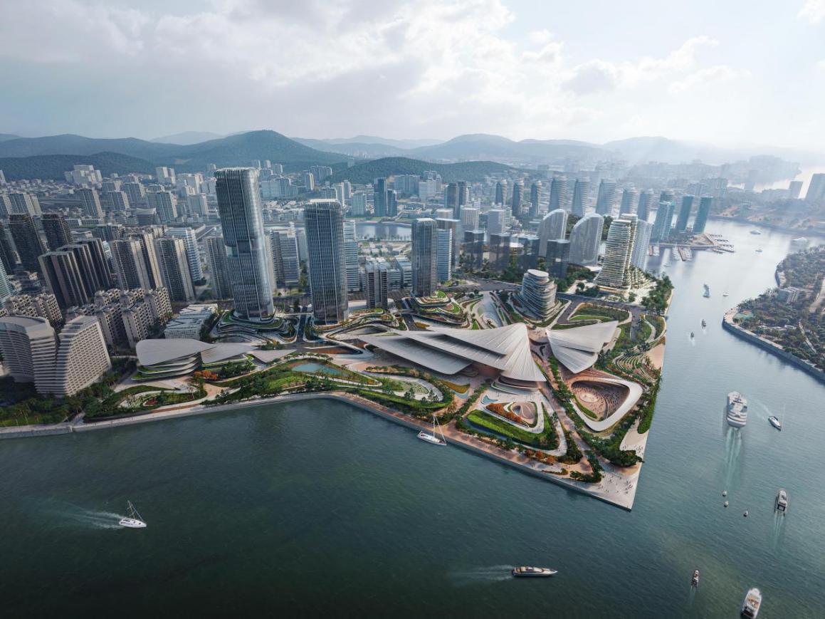 中国海南国际文物艺术品交易中心与海南国际文化交流中心项目效果图