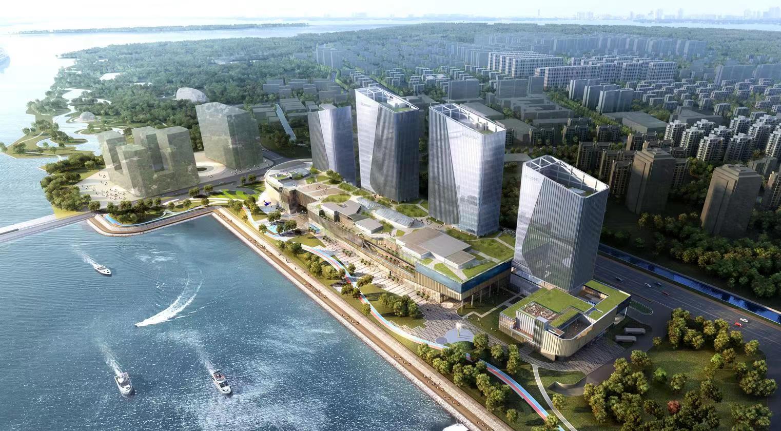 海上世界一线江景办公。图片来源:招商商办