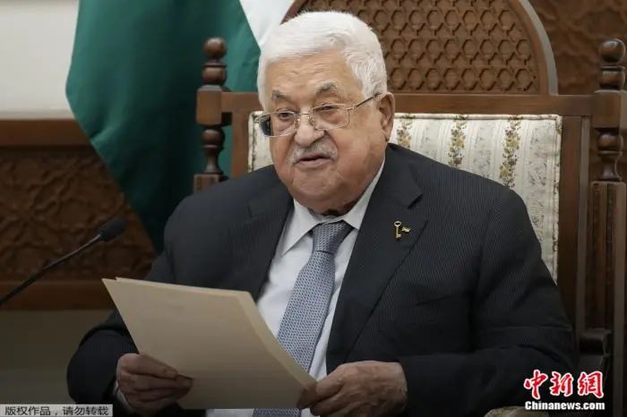 資料圖：巴勒斯坦總統阿巴斯。